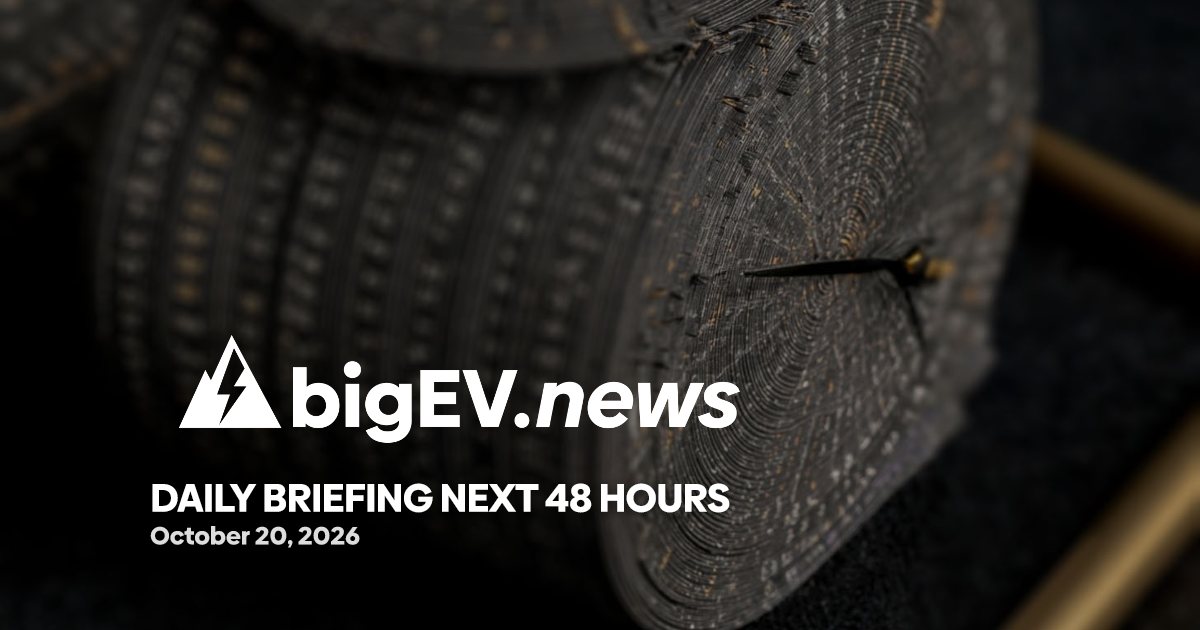 Tesla Earnings Lead BigEV’s Next 48 Hours