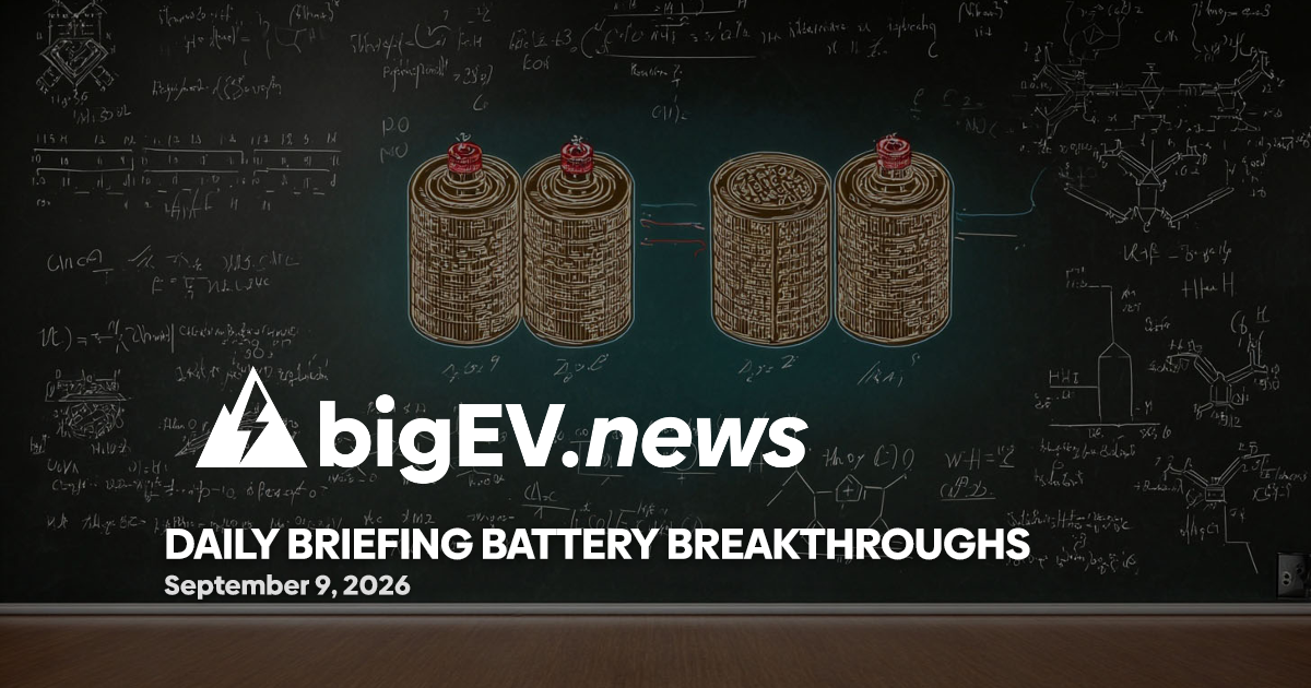 Sodium-ion batteries headline global EV power shift