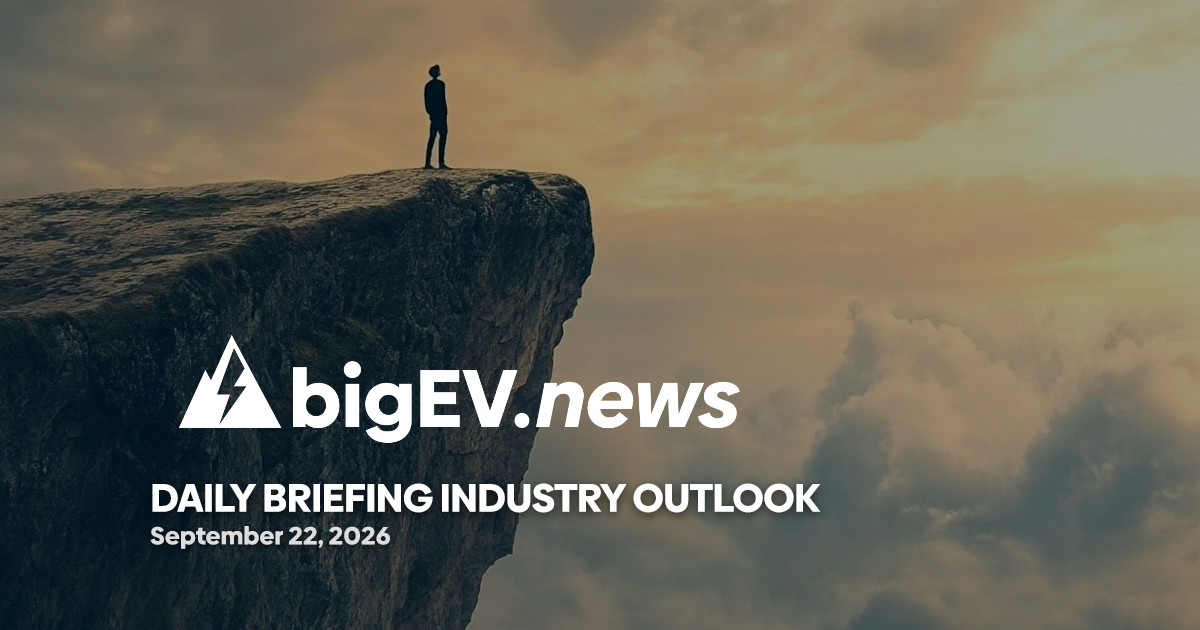 Energy Transition and AI Mobility Deals Lead September 22 News