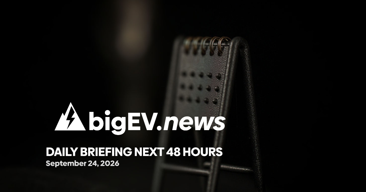 EV Charging Rules, Mobility Shows Drive Next 48 Hours