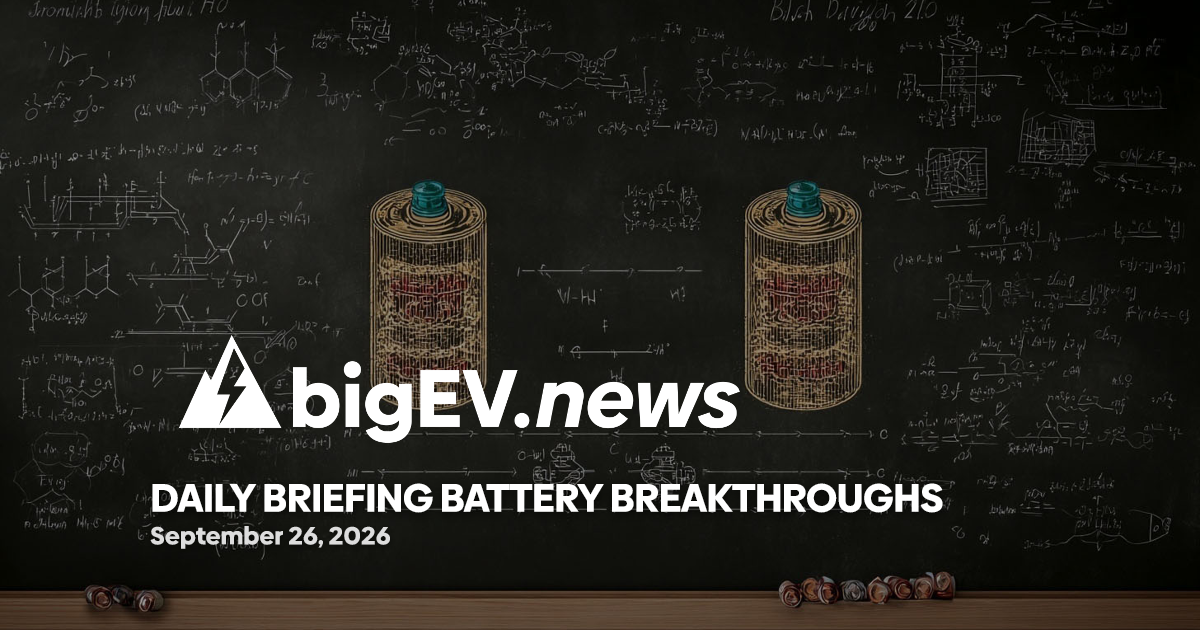 Battery Market Lacks Confirmed 24-Hour Breakthroughs